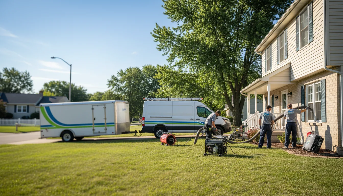Flooded Basement Restoration And Cleanup With Repair in Schaller, IA near me